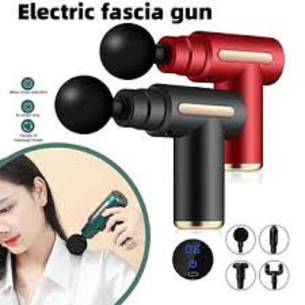Massager deep tissue Therapy Rechargeable Mini Gun Massager Body massage, Electric Vibration Body muscle massager Fascial Gun & Recovery device for male and female